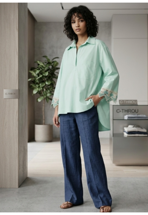 ΠΟΥΚΑΜΙΣΟ ΑΚΟΥΑ C-THROU HIBISCUS 2602002