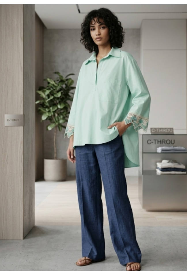 ΠΟΥΚΑΜΙΣΟ ΑΚΟΥΑ C-THROU HIBISCUS 2602002